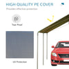 10' x 20' Heavy Duty Carport Garage Car Shelter Galvanized Steel Outdoor Open Canopy Tent