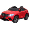 12V Ride On Toy Car for Kids with Remote Control, Mercedes Benz AMG GLC63S Coupe, 2 Speed, with Music, Electric Light, Red