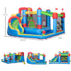 Kids Inflatable Bounce Castle Theme Jumping Castle with Inflator Bag, Patches