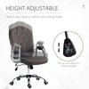 Velvet Office Chair Desk Chair with 360 Degree Swivel Wheels Adjustable Height Tilt Function Dark Gray