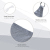 20' x 13' Rectangle Sun Shade Sail Canopy Outdoor Shade Sail Cloth for Patio Deck Yard with D-Rings and Rope Included - Grey