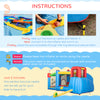 Kids Inflatable Bounce Castle Theme Jumping Castle with Inflator Bag, Patches