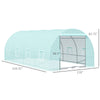 20' x 10' x 7' Freestanding High Tunnel Walk-In Garden Greenhouse Kit - Green