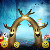 10FT Halloween Inflatables Outdoor Decorations with LED Lights, Blow Up Dead Tree Archway with Ghost, Pumpkin and Owl Decorations for Garden, Indoor, Outdoor, Yard, Party