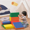 7 Piece Soft Play Blocks Toy Foam Building and Stacking Blocks for Kids