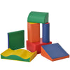 7 Piece Soft Play Blocks Toy Foam Building and Stacking Blocks for Kids