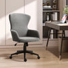 Ergonomic Office Chair Office Roller Chair Office Desk & Computer Chair With 5 Castor Wheels & Easy Adjustable Height/Tilt Grey