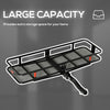 Cargo Carrier Hitch Mount with Luggage Storage and 6 Visibility Reflectors