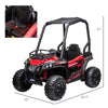 12V Dual Motor Kids Electric Ride-on UTV Toy with MP3/USB Music Connection, Suspension & Remote Control - Red