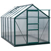 10' x 6' x 7' Aluminum Polycarbonate Walk-In Garden Greenhouse UV-Resistant