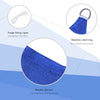 20' x 16' Sun Shade Sail Rectangle Sail Shade Canopy for Outdoor Patio Deck Yard, Blue