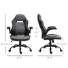 Gaming Chair Swivel Home Office Computer Racing Gamer Desk Chair with Flip-Up Armrest with Wheels