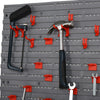 54 Piece Pegboard and Shelf Tool Organizer Wall Mounted DIY Garage Storage with 50 Hooks