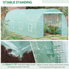 20' x 10' x 7' Freestanding High Tunnel Walk-In Garden Greenhouse Kit - Green