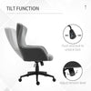 Ergonomic Office Chair Office Roller Chair Office Desk & Computer Chair With 5 Castor Wheels & Easy Adjustable Height/Tilt Grey